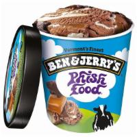 Ben & Jerry'S Phish Food · Chocolate ice cream with gooey marshmallow, caramel swirls and fudge fish. 16oz