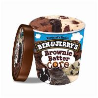 Ben & Jerry'S Brownie Batter Core · Chocolate and vanilla ice creams with fudge brownies and a brownie batter core. This flavor ...