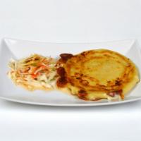 Pupusas De Queso · Small grilled tortilla stuffed with cheese.