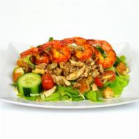 Rotisserie Chicken & Shrimp Salad · 