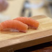 Smoked Salmon · Contains Raw Meat. One Order Per Person.