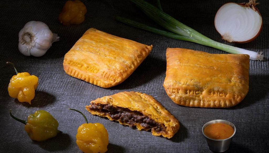 Beef Pattie · A flaky turnover filled with spicy ground beef