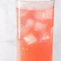 Large Pink Lemonade 24 Oz (New) · Refreshing strawberry (pink) lemonade