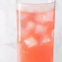 Small Pink Lemonade 16 Oz · Refreshing strawberry (pink) lemonade