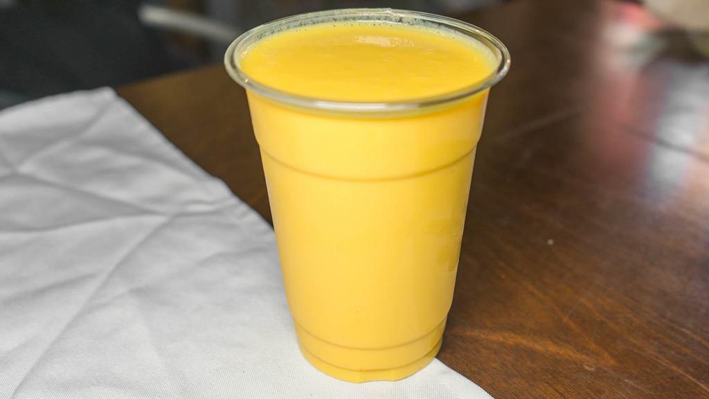 Mango Lassi · Yogurt mango smoothie