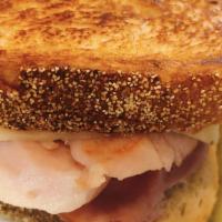 Stacked Ham · Our famous ham stacked on your choice of bread.