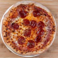 Pepperoni Feast · Double pepperoni and double cheese.