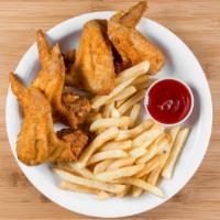 Whole Wings Chicken Box · With Side Order+Medium Soda