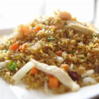 Combination Fried Rice · Shrimp, chicken and pork with Fried Rice
