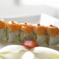 Hot Dragon Roll · Spicy. Spicy tuna and spicy salmon outside California roll.