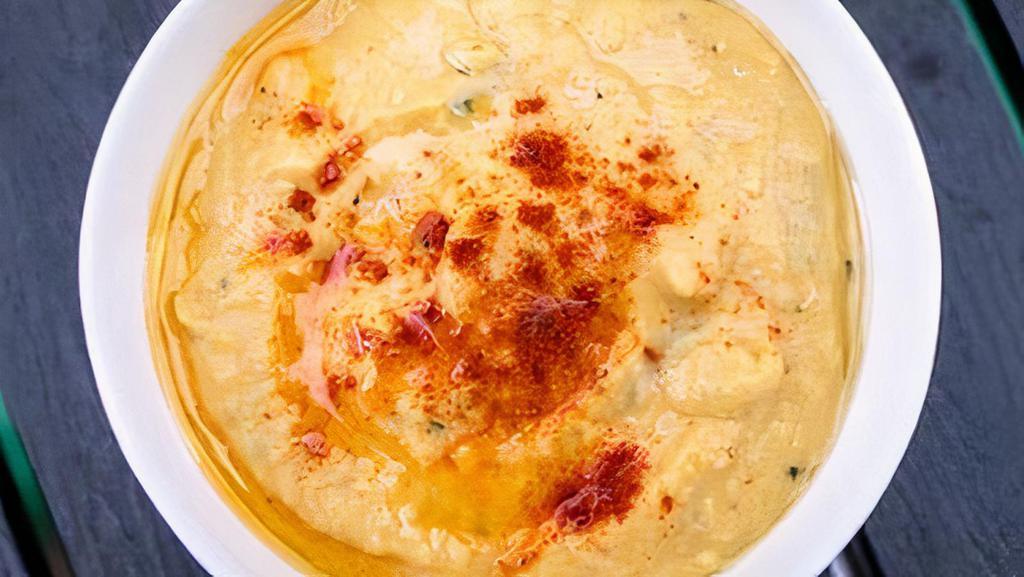 Toasted Hummus · Fuel's Famous Hummus with Fresh Lemon, and Smoked Paprika