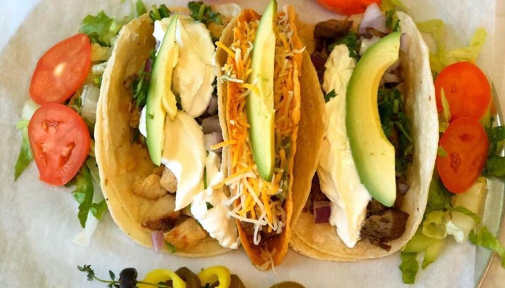 **Byo Tacos (3)** · Choice of Hard/Soft Tortillas with choice of meat and toppings.
