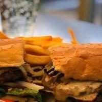 **Burger** · Burger made to order. Choice of cheese and toppings