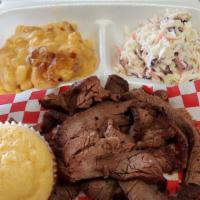 Tri Tip Meal · All Meals come with 2 Sides, Muffin and Drink  Add 1$ for Mac & Cheese