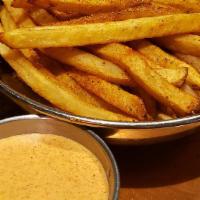 French Fries · With yummy yummy sauce.