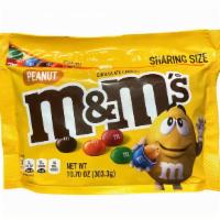 M&M'S Milk Chocolate Candy Peanut Sharing Size (10.7 Ounce Bag) · 