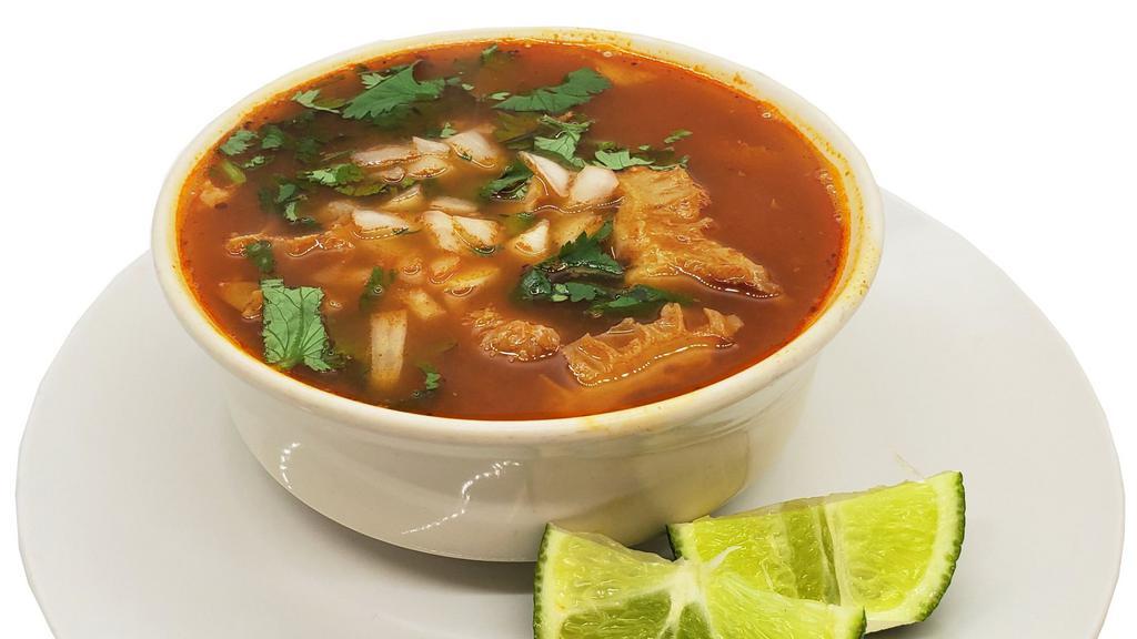 Pancita (Tripe Soup) · Menudo or tripe soup, with our delicious Mexican flavor.