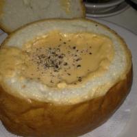 Lobster Bisque · Pint of creamy lobster bisque