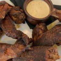 Smoked Kc Jumbo Chicken Wings · Chipotle ranch.