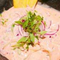 Shrimp Caribbean Ceviche · Colombian style ceviche.