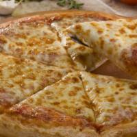 Cheese Pizzas (Md) · New. Thick, Pizza Sauce, Mozzarella.