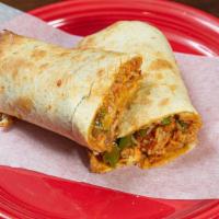 Chicken Burrito · Experience the great taste and an appealing texture of this wonderful meal. It is filling, a...
