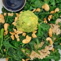 Nourish Green Bowl  · Broccolini, kale, spinach, avocado, coconut cashews, collard greens, and sunflower sprouts s...