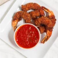 Fried Shrimp · Five shrimp.