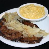 Grilled Liver & Onion · Served with 2 Sides.