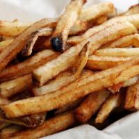 French Fries · Potatoes cut into strips and deep-fried.