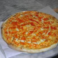 Buffalo Chicken Pizza · Hot and spicy.