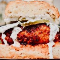 Hot Hot Chicken  · southern fried Nashville-style hot chicken, dill pickles, house-made ranch