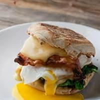Breakfast Sandwich · Eggs and cheese, your choice of bacon, sausage, or ham.