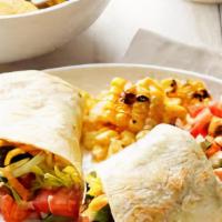 Burritos · Eggs, cheese, home fries, your choice of bacon, ham, or sausage (salsa optional).