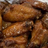Wings · Choice of buffalo, BBQ or Chesapeake style; with celery and bleu cheese.