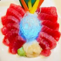 Tekka Don · Raw. Fresh sliced tuna over seasoned sushi rice.

Consuming raw or undercooked meat, poultry...
