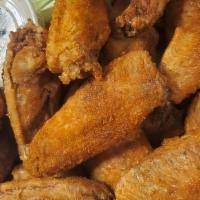 20 Wings · Crispy fried chicken wings with choice of sauce. Served with bleu cheese dressing or ranch a...