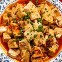 1052. Mapo Tofu 麻婆豆腐 · Spicy. One of the most famous Sichuan dishes known in America. You can choose with or withou...