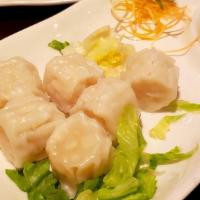 Shumai · Japanese style shrimp dumplings.