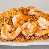 Cajun Fried Rice · Served with shrimp, sausage, egg.