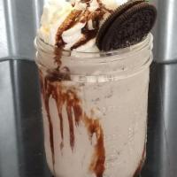 Oreo Cookie · Oreo cookie pieces, whipped cream on top