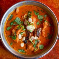 Rogan Josh · Curry made with the right blend of onions, ginger, garlic, tomato and cooked to perfection i...
