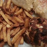 Crab Cake & French Fries Special · 9 oz. crab cake.