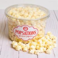 White Cheddar · Clear tub. o\Our air-popped popcorn generously coated with a blend of white cheddar cheese f...