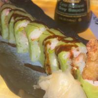 Pearl River Roll · Tempura shrimp, cream cheese, and crab stick with soy paper.