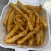 Chesapeake Fries · a generous portion of our coated fries tossed in old bay
