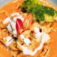 Panang · A type of Thai red curry that is thick, salty and sweet, with a zesty makrut lime flavor, co...