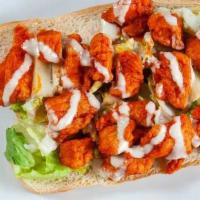 Buffalo Chicken Steak · Our Seaso-Bites with hot sauce, romaine and bleu cheese dressing.