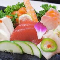 Sashimi Regular · Raw. 16 assorted sashimi.
Consuming raw or undercooked meats, fish, shellfish or fresh shell...